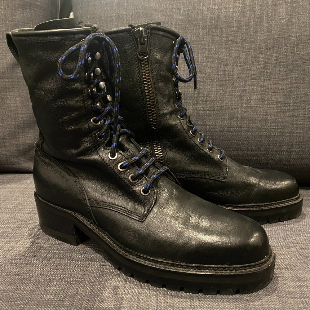 Steven Madden Rockey Boots Logger Combat Mens US 9